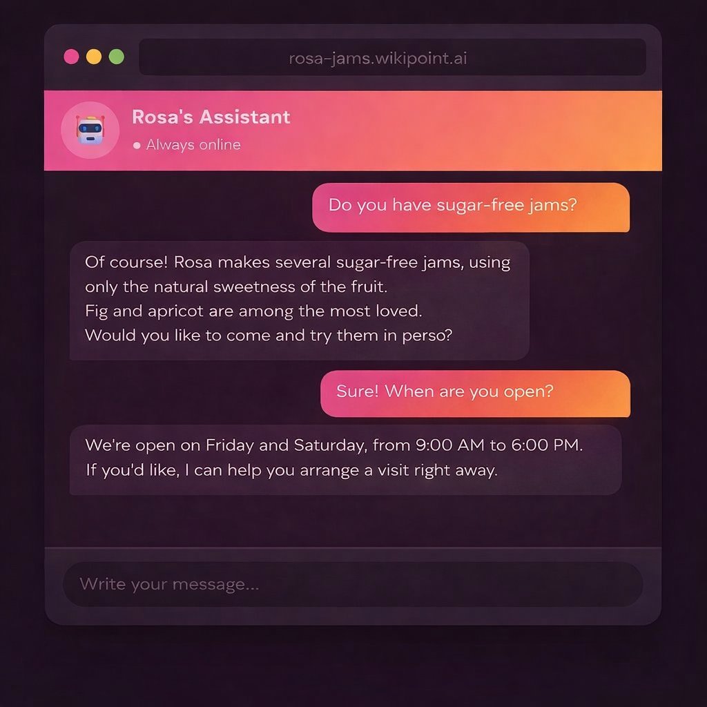 AI Assistant di Rosa - Chat intelligente